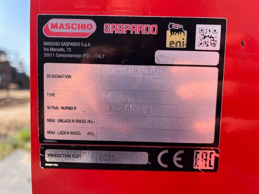 Maschio DC 3000 - Fresa agrícola: foto 2 Maschio DC 3000 - Fresa agrícola: foto 2