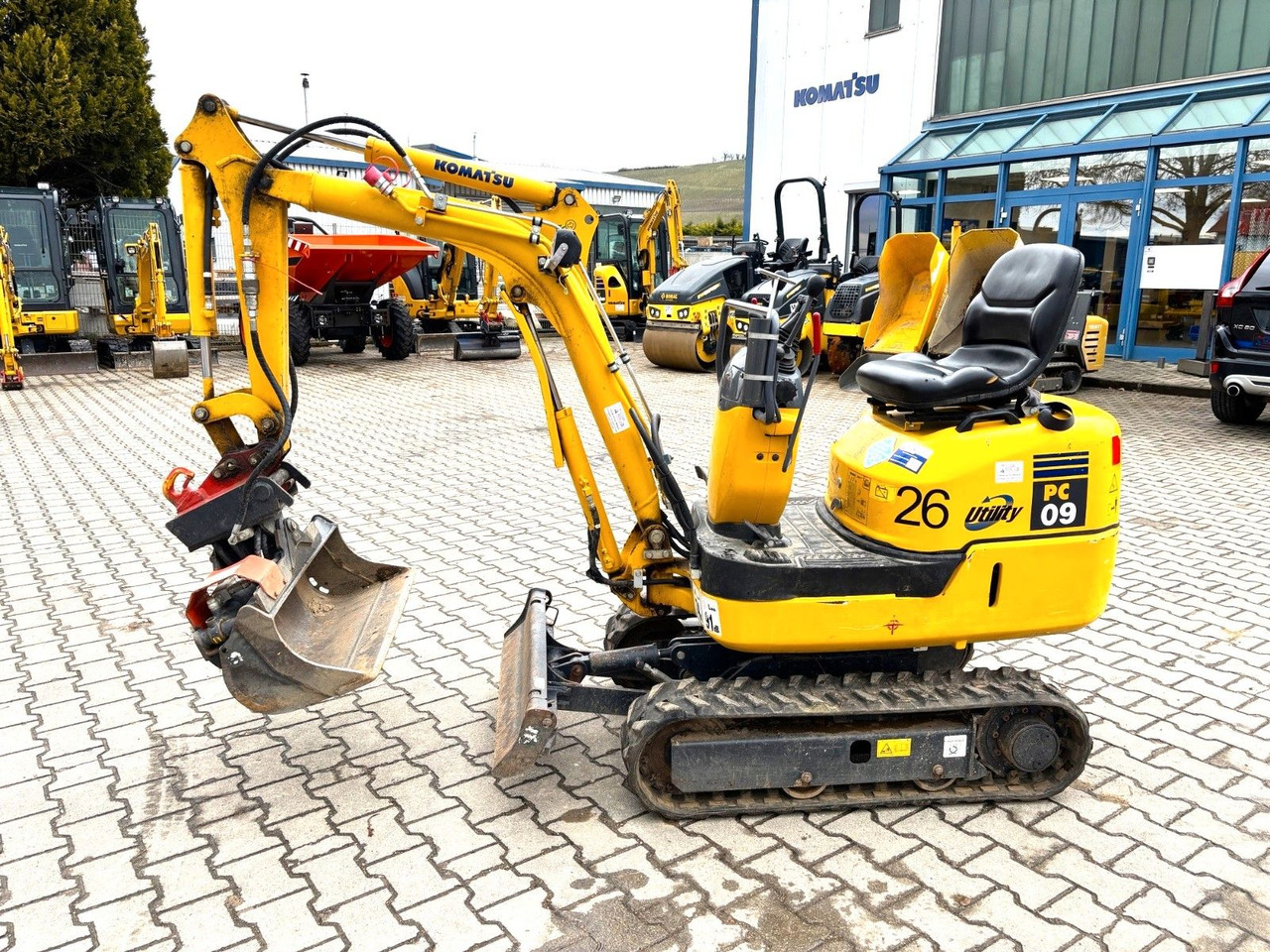 Komatsu PC09-1 - Mini escavadeira: foto 1 Komatsu PC09-1 - Mini escavadeira: foto 1