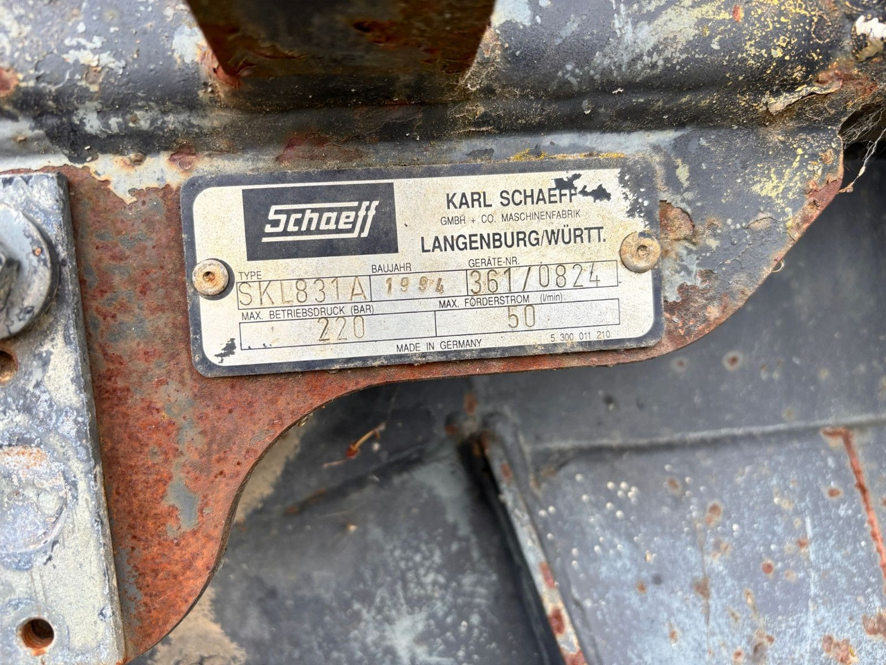 Schaeff Seitenkippschaufel - Pá carregadora de rodas: foto 3 Schaeff Seitenkippschaufel - Pá carregadora de rodas: foto 3