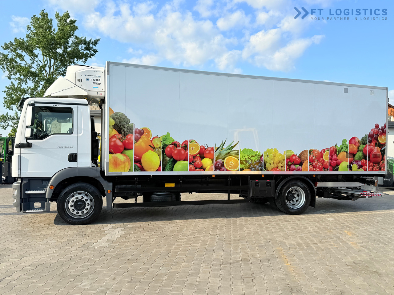 MAN TGM 18.290 / THERMOKING T-1200R / BI-TEMPERATURE / 19 PALLETS / 90% TYRES / EXCELLENT CONDITION / DHOLLANDIA TAIL LIFT / SIDE DOOR / PAYLOAD 8,220 KG - Camião frigorífico: foto 3 MAN TGM 18.290 / THERMOKING T-1200R / BI-TEMPERATURE / 19 PALLETS / 90% TYRES / EXCELLENT CONDITION / DHOLLANDIA TAIL LIFT / SIDE DOOR / PAYLOAD 8,220 KG - Camião frigorífico: foto 3