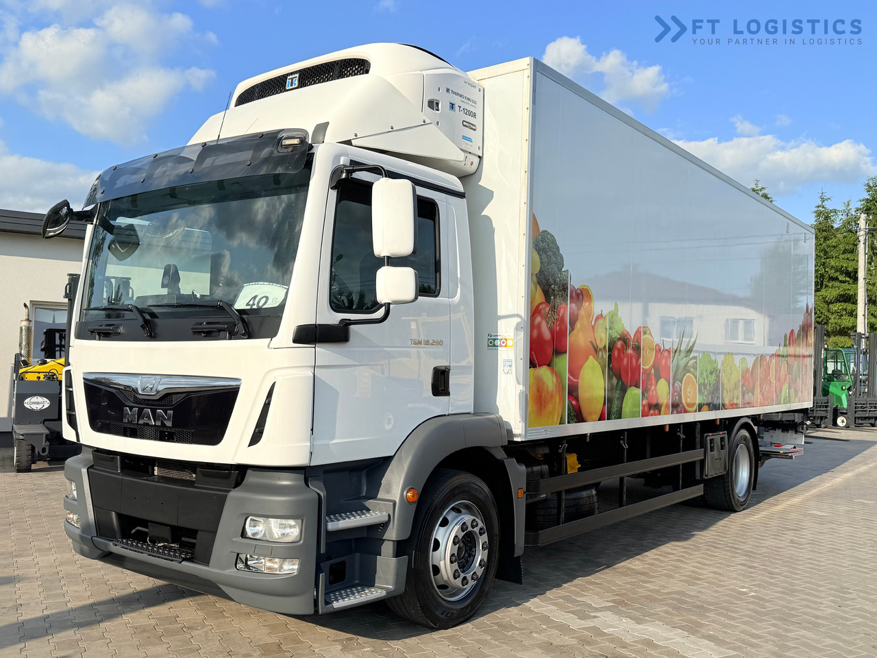 MAN TGM 18.290 / THERMOKING T-1200R / BI-TEMPERATURE / 19 PALLETS / 90% TYRES / EXCELLENT CONDITION / DHOLLANDIA TAIL LIFT / SIDE DOOR / PAYLOAD 8,220 KG - Camião frigorífico: foto 1 MAN TGM 18.290 / THERMOKING T-1200R / BI-TEMPERATURE / 19 PALLETS / 90% TYRES / EXCELLENT CONDITION / DHOLLANDIA TAIL LIFT / SIDE DOOR / PAYLOAD 8,220 KG - Camião frigorífico: foto 1