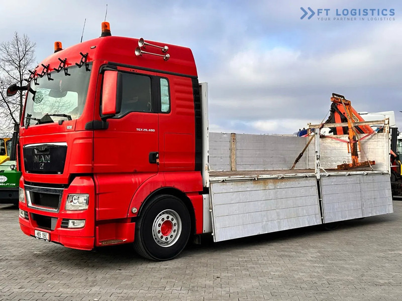 MAN TGX 26.480 Ciężarówka burtowa MAN TGX 26.480 6X2 / PALFINGER PK9002-EH B Crane / 80% Michelin - Camião grua: foto 2 MAN TGX 26.480 Ciężarówka burtowa MAN TGX 26.480 6X2 / PALFINGER PK9002-EH B Crane / 80% Michelin - Camião grua: foto 2