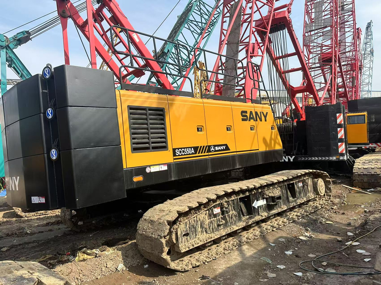 SANY 55-ton crawler crane - Guindaste sobre esteiras: foto 4 SANY 55-ton crawler crane - Guindaste sobre esteiras: foto 4
