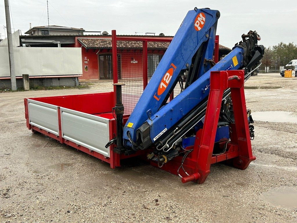 Contentor ampliroll novo CONTAINER SCARRABILE NUOVO A PIANALE CON GRU: foto 8