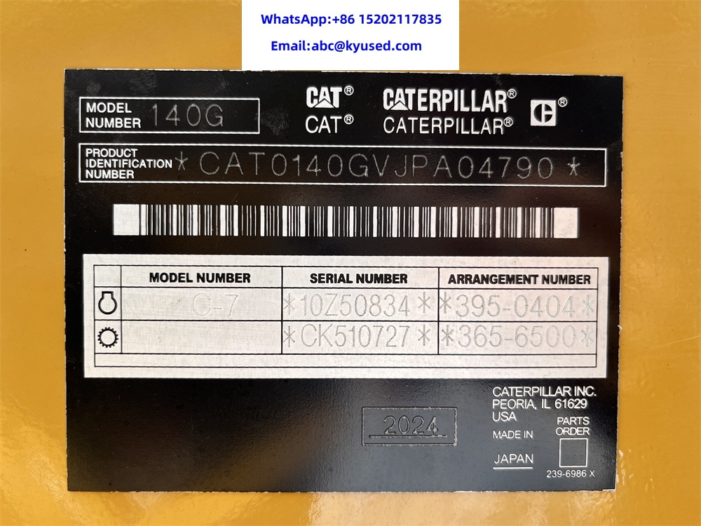 Motoniveladora CATERPILLAR 140g 140h 140k 14h 120g 120h 160h 140m 12g: foto 8