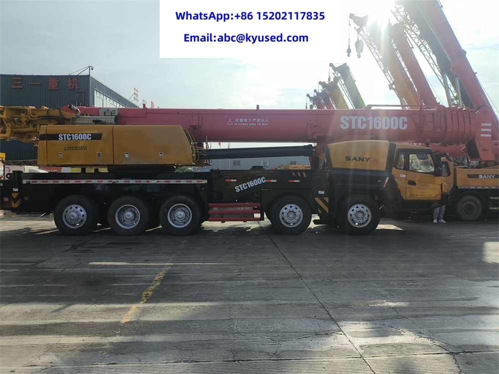 Grua móvel SANY STC1000 STC750 STC500 STC250 STC1300 STC1600 STC800 STC1600 100TON 130T 160T 50T 75T 80TON TRUCK CRANE: foto 7