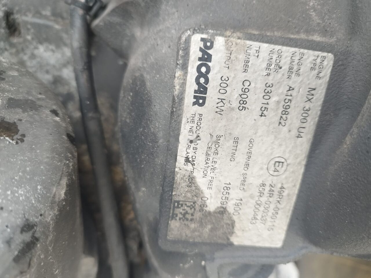 DAF MX 300 U4 DAF XF, CF - Motor por Camião: foto 4 DAF MX 300 U4 DAF XF, CF - Motor por Camião: foto 4