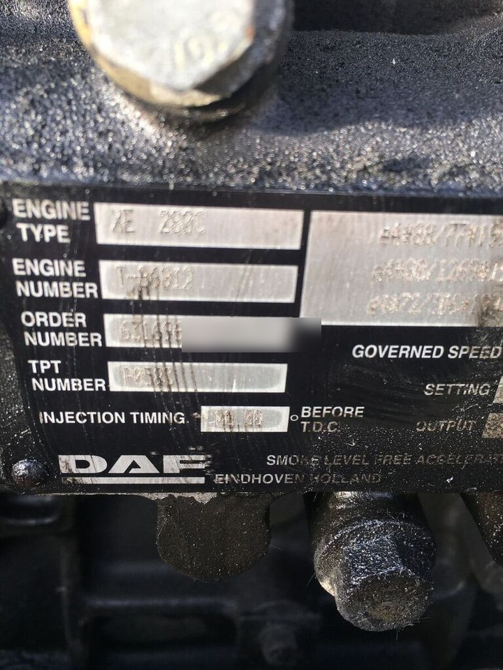 DAF xe280c DAF xf95 truck - Motor por Camião: foto 1 DAF xe280c DAF xf95 truck - Motor por Camião: foto 1