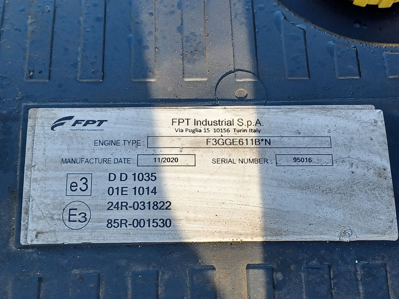 IVECO F3GGE611B*N IVECO truck - Motor por Camião: foto 1 IVECO F3GGE611B*N IVECO truck - Motor por Camião: foto 1