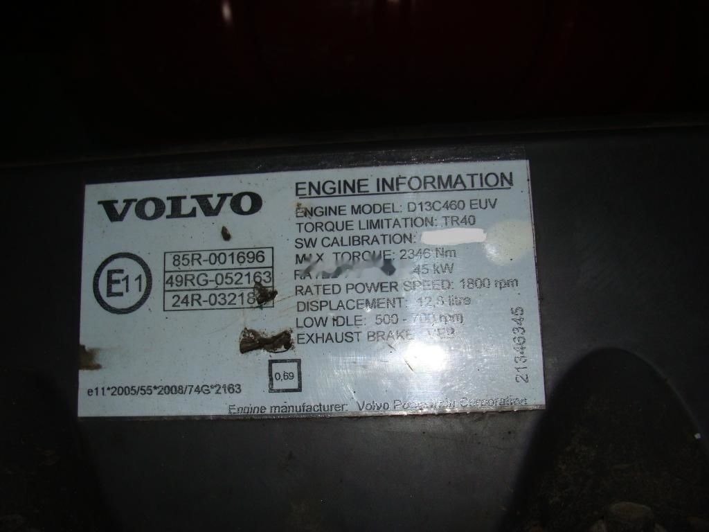 Volvo D13C EUV 460 Volvo FH13 - Motor por Camião: foto 5 Volvo D13C EUV 460 Volvo FH13 - Motor por Camião: foto 5