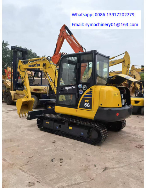 Komatsu PC56 - Mini escavadeira: foto 1 Komatsu PC56 - Mini escavadeira: foto 1