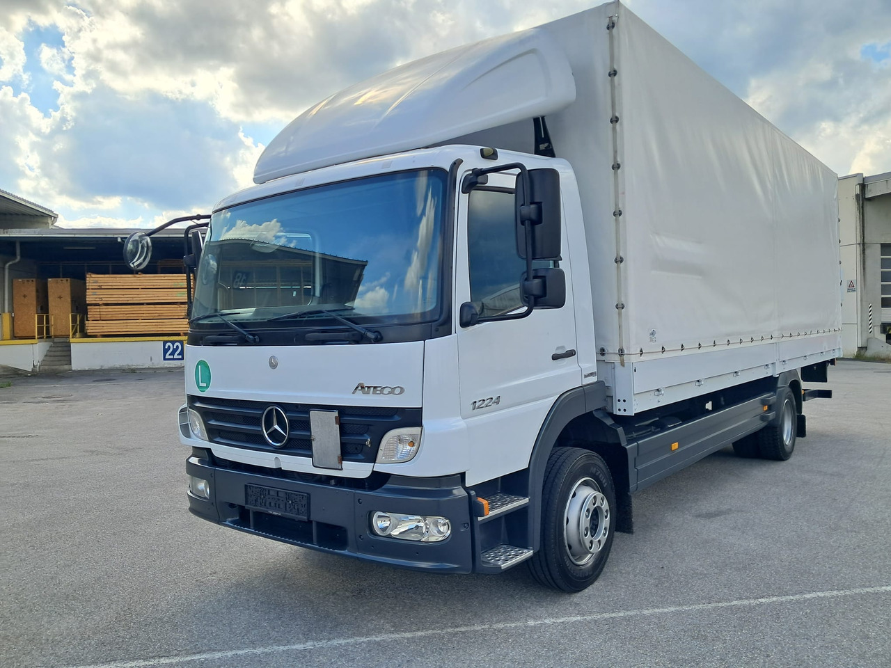 MERCEDES-BENZ ATEGO 12 24 Plane LBW | Klima | Schaltgetriebe - Camião de lona: foto 1 MERCEDES-BENZ ATEGO 12 24 Plane LBW | Klima | Schaltgetriebe - Camião de lona: foto 1