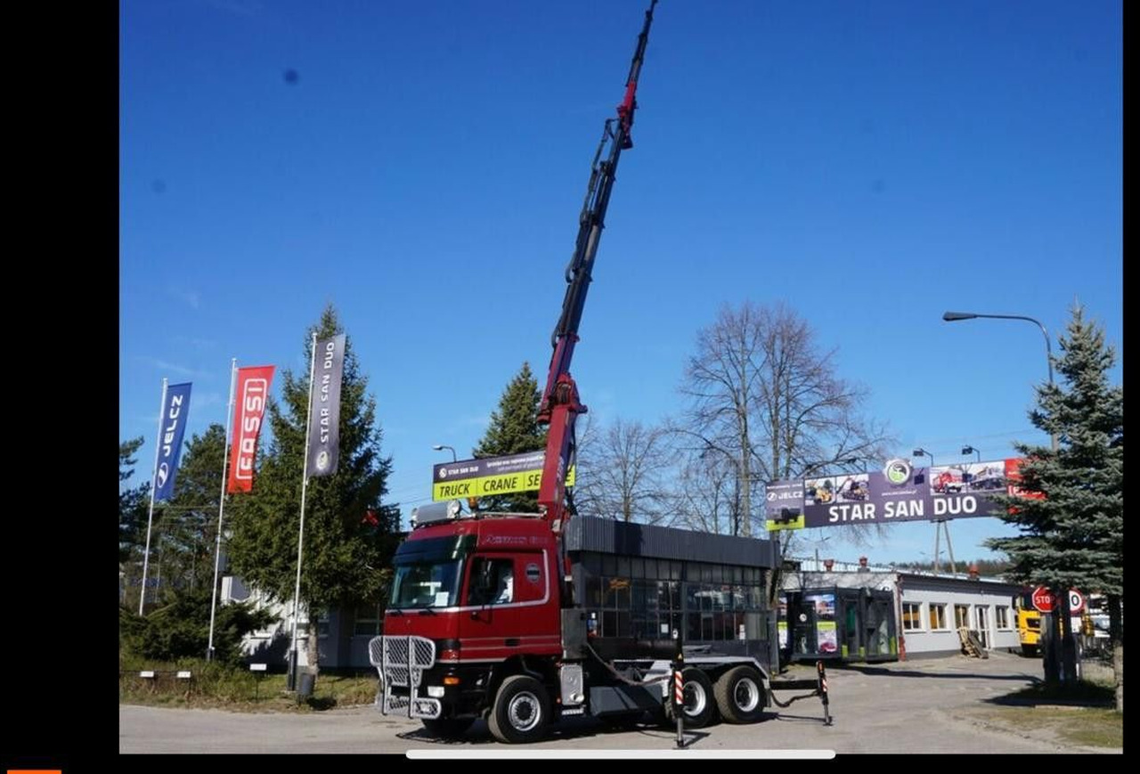 Leasing de  Mercedes-Benz ACTROS 3348 Kran HMF3720K4 Fly-Jip Fun   k Klima Mercedes-Benz ACTROS 3348 Kran HMF3720K4 Fly-Jip Fun   k Klima: foto 11