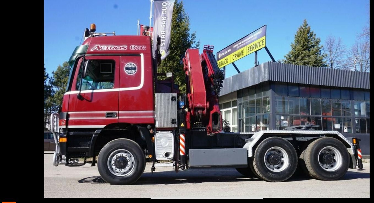 Mercedes-Benz ACTROS 3348 Kran HMF3720K4 Fly-Jip Fun k Klima - Camião grua: foto 3 Mercedes-Benz ACTROS 3348 Kran HMF3720K4 Fly-Jip Fun k Klima - Camião grua: foto 3