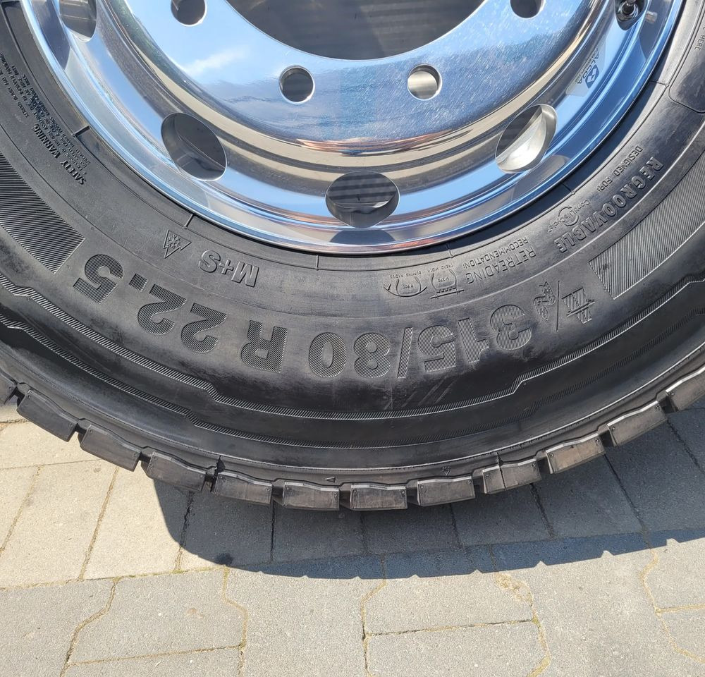KOŁO CONTINENTAL 315/80R22.5 HYBRID HB3 ALUS ALCOA 9.00 NOWA Chwalim116 - Jantes e pneus por Camião: foto 3 KOŁO CONTINENTAL 315/80R22.5 HYBRID HB3 ALUS ALCOA 9.00 NOWA Chwalim116 - Jantes e pneus por Camião: foto 3