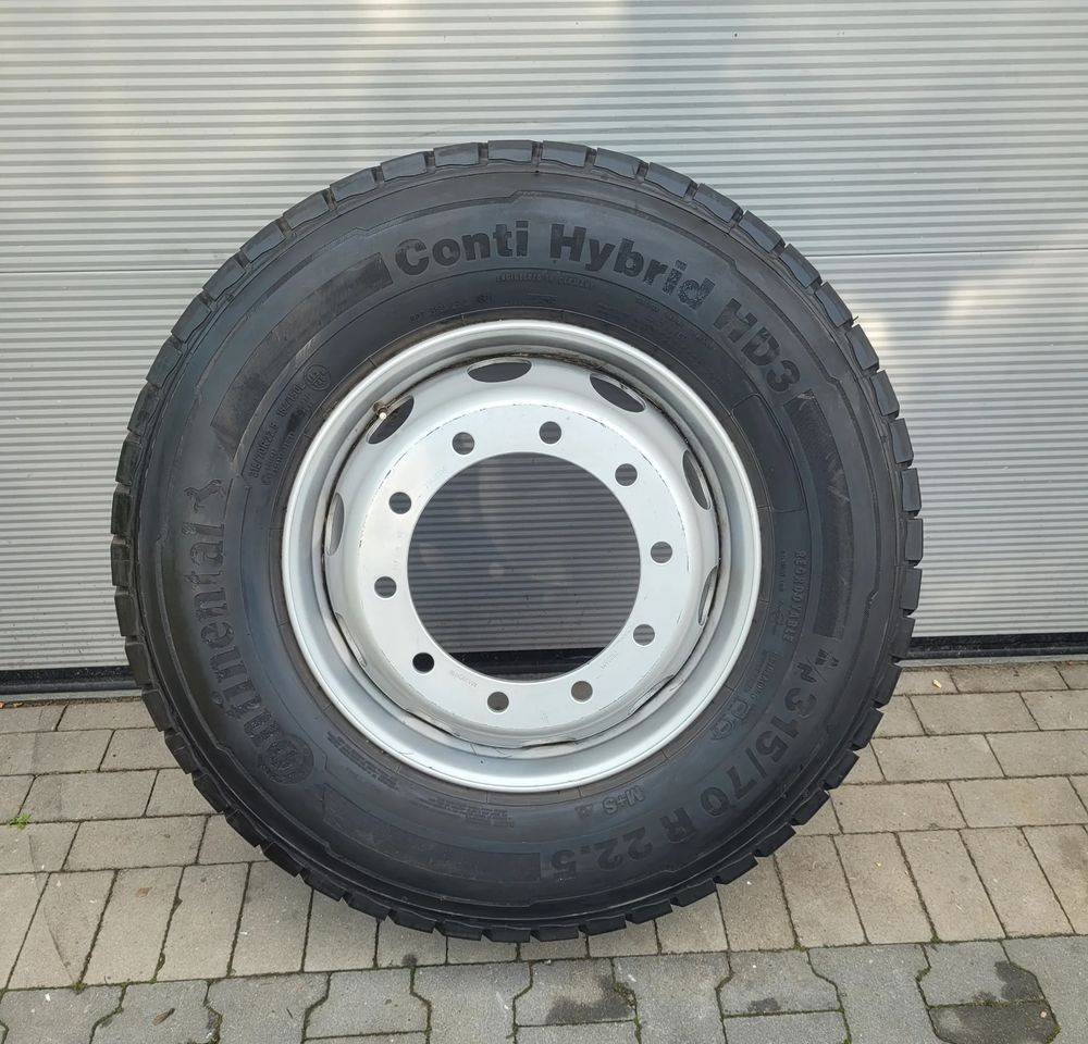 KOŁO CONTINENTAL CONTI HYBRID HD3 315/70R22.5 FELGA 9.00 - Jantes e pneus por Camião: foto 1 KOŁO CONTINENTAL CONTI HYBRID HD3 315/70R22.5 FELGA 9.00 - Jantes e pneus por Camião: foto 1
