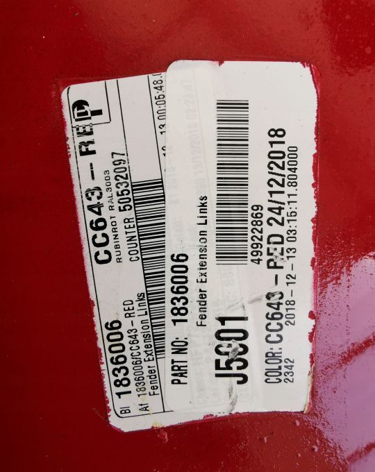 SPOJLER ZAKOŃCZENIE DAF XF 106 LH. - Aerodinâmica/ Aerofólio por Camião: foto 2 SPOJLER ZAKOŃCZENIE DAF XF 106 LH. - Aerodinâmica/ Aerofólio por Camião: foto 2