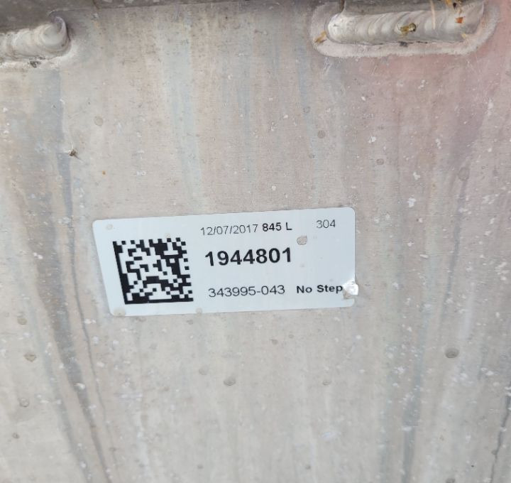 Tanque de combustível por Camião ZBIORNIK PALIWA DAF XF 106 845L 1944801 230X63X68: foto 6