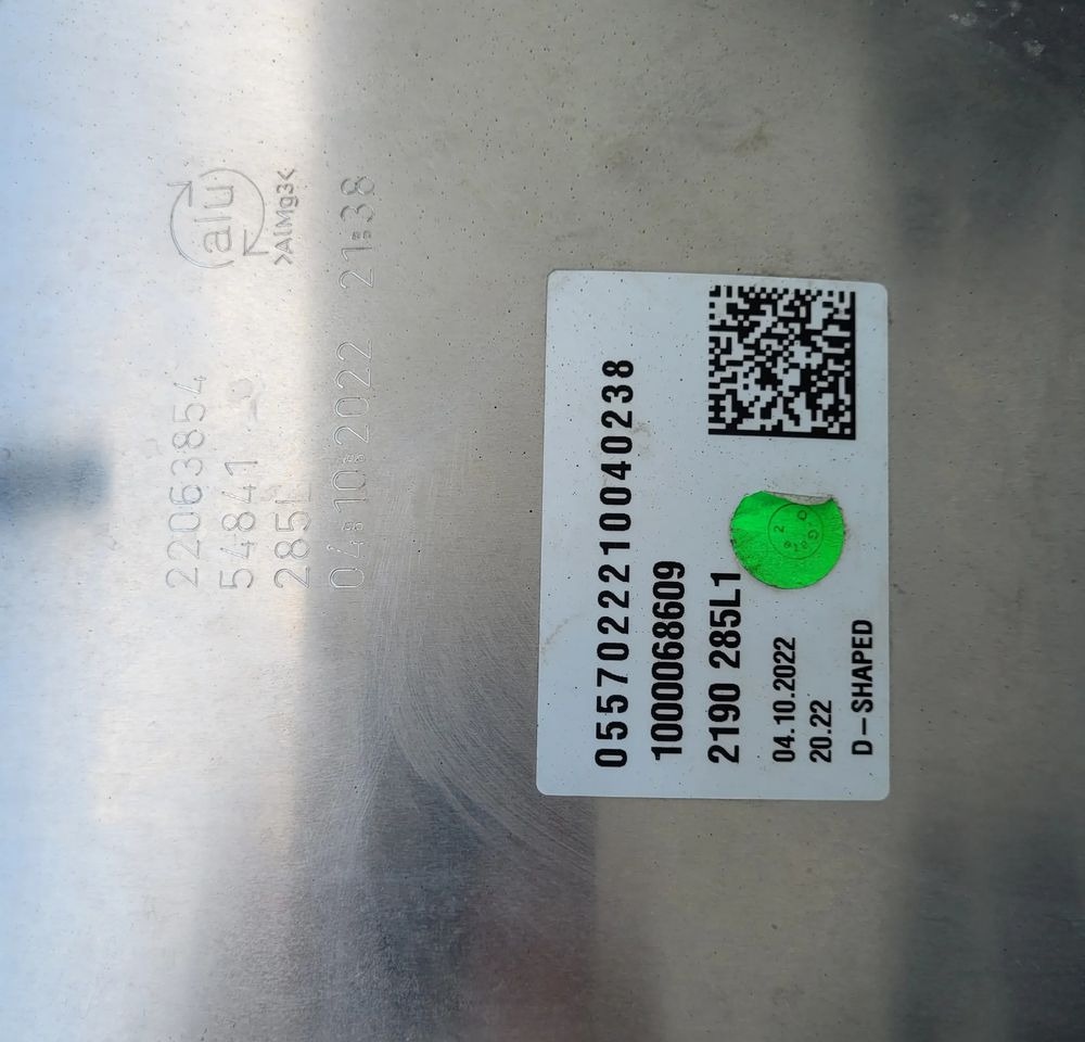 ZBIORNIK PALIWA VOLVO FH4 RENAULT 285L OM 22063854 70X70X70 - Sistema de combustível por Camião: foto 4 ZBIORNIK PALIWA VOLVO FH4 RENAULT 285L OM 22063854 70X70X70 - Sistema de combustível por Camião: foto 4