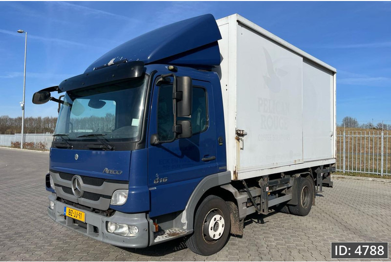 Mercedes-Benz Atego 816 Day Cab, Euro 5, BDF / EPS automatic / standklima / Hydraulic system - Camião transportador de contêineres/ Caixa móvel: foto 1 Mercedes-Benz Atego 816 Day Cab, Euro 5, BDF / EPS automatic / standklima / Hydraulic system - Camião transportador de contêineres/ Caixa móvel: foto 1