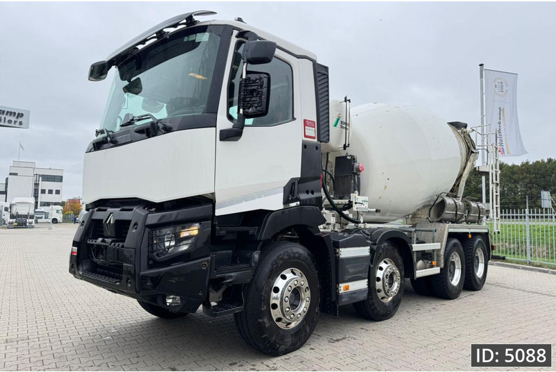 Renault C480 Day Cab, Euro 6, 8x4 / Full steel / 9m3 / TOP!! - Camião betoneira: foto 1 Renault C480 Day Cab, Euro 6, 8x4 / Full steel / 9m3 / TOP!! - Camião betoneira: foto 1