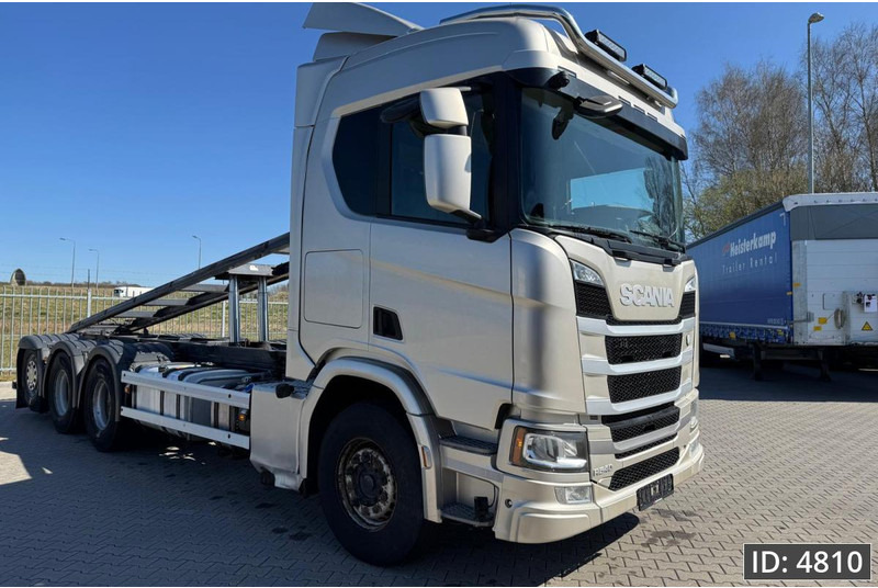 Scania R540 Topline, Euro 6, / 8x4 / BDF / Tipper / Steering axle, Intarder - Camião transportador de contêineres/ Caixa móvel: foto 4 Scania R540 Topline, Euro 6, / 8x4 / BDF / Tipper / Steering axle, Intarder - Camião transportador de contêineres/ Caixa móvel: foto 4