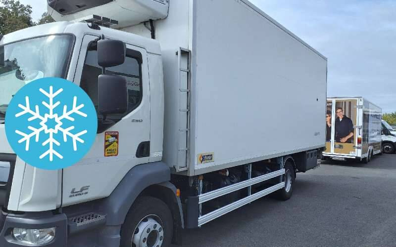 Camion Porteur FRIGO 14 TONNES 250 CV HAYON CARROSSERIE KLEGE MONO TEMP GROUPE CARRIER SUPRA 85 - Camião frigorífico: foto 1 Camion Porteur FRIGO 14 TONNES 250 CV HAYON CARROSSERIE KLEGE MONO TEMP GROUPE CARRIER SUPRA 85 - Camião frigorífico: foto 1