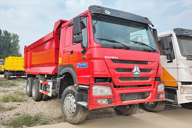 SINOTRUK Howo 371 10 Wheeler Used Dump Trucks for Sale in Congo - Camião basculante: foto 1 SINOTRUK Howo 371 10 Wheeler Used Dump Trucks for Sale in Congo - Camião basculante: foto 1