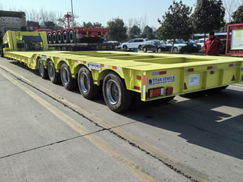 TITAN 120 ton detachable lowbed trailer for sale in Nigeria - Semi-reboque: foto 1 TITAN 120 ton detachable lowbed trailer for sale in Nigeria - Semi-reboque: foto 1
