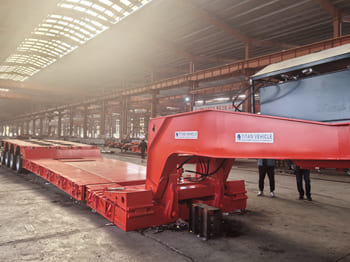 TITAN 4 Axle 100 Ton Lowboy Trailer for Sale in Zambia - Semi-reboque: foto 2 TITAN 4 Axle 100 Ton Lowboy Trailer for Sale in Zambia - Semi-reboque: foto 2