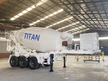 TITAN Cement Mixer Trailer for Sale in Congo - Semi-reboque: foto 1 TITAN Cement Mixer Trailer for Sale in Congo - Semi-reboque: foto 1