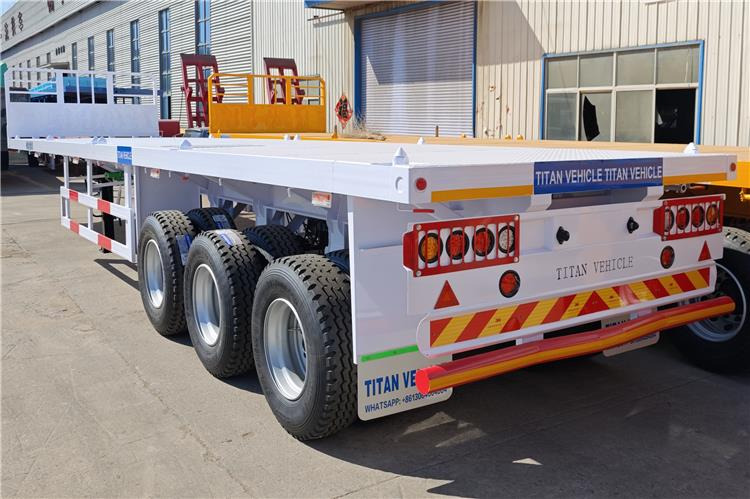 TITAN 13m Semi Truck Flatbed Trailer For Sale In Nigeria - Semi-reboque chassi: foto 4 TITAN 13m Semi Truck Flatbed Trailer For Sale In Nigeria - Semi-reboque chassi: foto 4