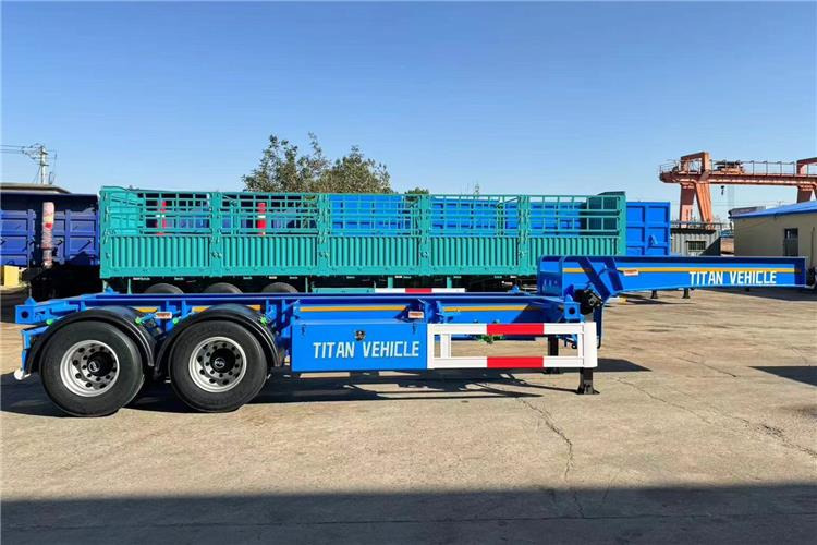 TITAN 2 Axle 20ft ISO Tank Chassis Trailer for Sale In Papua New Guinea - Semi-reboque chassi: foto 2 TITAN 2 Axle 20ft ISO Tank Chassis Trailer for Sale In Papua New Guinea - Semi-reboque chassi: foto 2