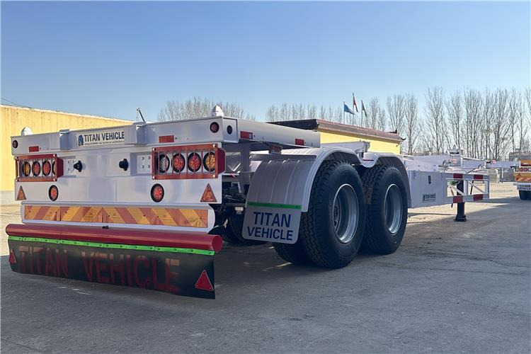 TITAN 2 Axle 40ft Container Transport Trailer for Sale In Nigeria - Semi-reboque chassi: foto 5 TITAN 2 Axle 40ft Container Transport Trailer for Sale In Nigeria - Semi-reboque chassi: foto 5