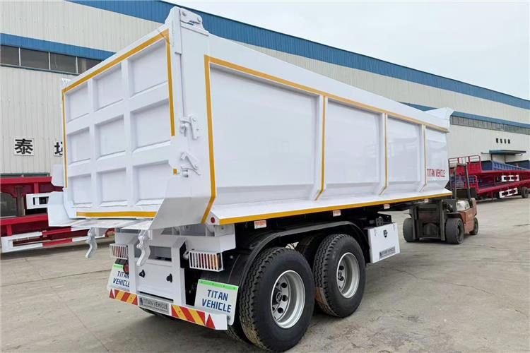 TITAN 2 Axle Dump Semi Trailer for Sale In Tanzania - Semi-reboque basculante: foto 3 TITAN 2 Axle Dump Semi Trailer for Sale In Tanzania - Semi-reboque basculante: foto 3