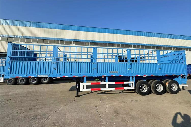 TITAN 3 Axle 60 Ton Cargo Semi Trailer for Sale In Sudan - Semi-reboque transporte de gado: foto 4 TITAN 3 Axle 60 Ton Cargo Semi Trailer for Sale In Sudan - Semi-reboque transporte de gado: foto 4