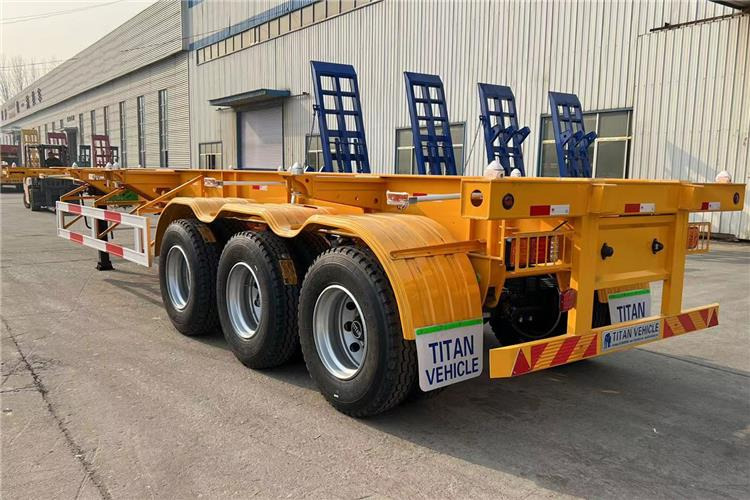 TITAN 3 Axle Container Skeletal Trailer with Air Suspension for Sale In Aruba - Semi-reboque chassi: foto 2 TITAN 3 Axle Container Skeletal Trailer with Air Suspension for Sale In Aruba - Semi-reboque chassi: foto 2