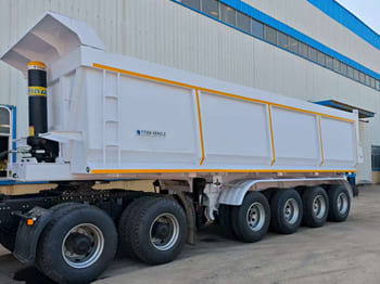 TITAN 4 Axle Container Hydraulic Dump Trailer for Sale in Zambia - Semi-reboque basculante: foto 3 TITAN 4 Axle Container Hydraulic Dump Trailer for Sale in Zambia - Semi-reboque basculante: foto 3