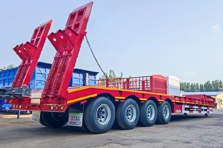 TITAN 4 Axle Low Loader Trailer for Sale in Jamaica - Semi-reboque baixa: foto 1 TITAN 4 Axle Low Loader Trailer for Sale in Jamaica - Semi-reboque baixa: foto 1