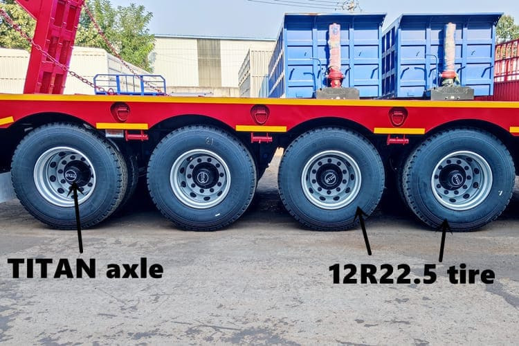 TITAN 4 Axle Low Loader Trailer for Sale in Jamaica - Semi-reboque baixa: foto 4 TITAN 4 Axle Low Loader Trailer for Sale in Jamaica - Semi-reboque baixa: foto 4
