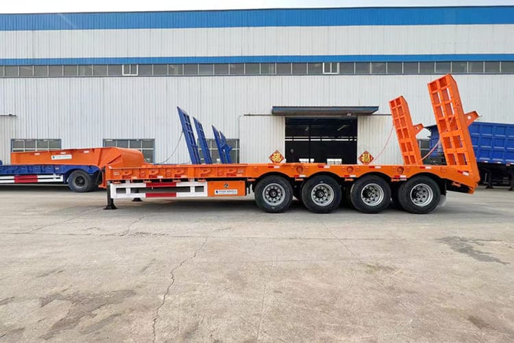 TITAN 4 Axle Lowbed Truck for Sale in Ghana - Semi-reboque baixa: foto 2 TITAN 4 Axle Lowbed Truck for Sale in Ghana - Semi-reboque baixa: foto 2