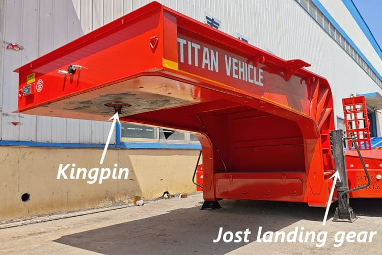 TITAN Lowbed Trailer for Sale in Saudi Arabia - Semi-reboque baixa: foto 5 TITAN Lowbed Trailer for Sale in Saudi Arabia - Semi-reboque baixa: foto 5