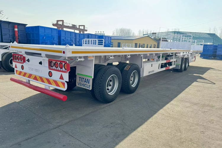 TITAN Super Link Flatbed Trailer for Sale in Mali - Semi-reboque plataforma/ Caixa aberta: foto 4 TITAN Super Link Flatbed Trailer for Sale in Mali - Semi-reboque plataforma/ Caixa aberta: foto 4