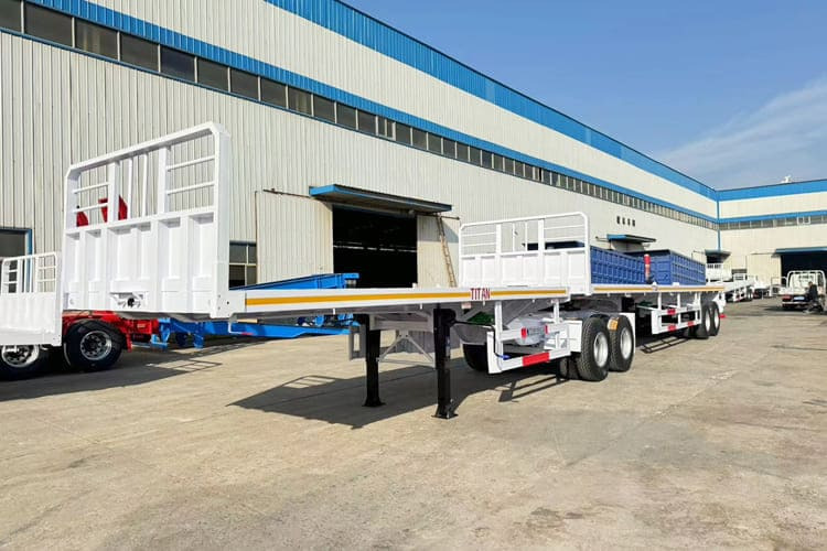 TITAN Super Link Flatbed Trailer for Sale in Mali - Semi-reboque plataforma/ Caixa aberta: foto 1 TITAN Super Link Flatbed Trailer for Sale in Mali - Semi-reboque plataforma/ Caixa aberta: foto 1