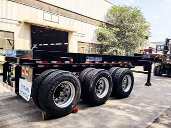 TITAN Tri Axle Chassis Container for Sale in Nigeria - Semi-reboque chassi: foto 4 TITAN Tri Axle Chassis Container for Sale in Nigeria - Semi-reboque chassi: foto 4