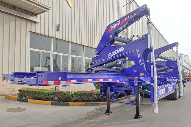 XCMG 40 Ft Container Side Loader Trailer for Sale in Papua New Guinea - Semi-reboque transportador de contêineres/ Caixa móvel: foto 1 XCMG 40 Ft Container Side Loader Trailer for Sale in Papua New Guinea - Semi-reboque transportador de contêineres/ Caixa móvel: foto 1