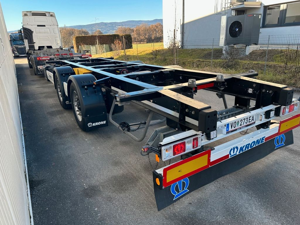 Krone ZZW 18elE10 Tadem BPW Maxi - Reboque transportador de contêineres/ Caixa móvel: foto 4 Krone ZZW 18elE10 Tadem BPW Maxi - Reboque transportador de contêineres/ Caixa móvel: foto 4