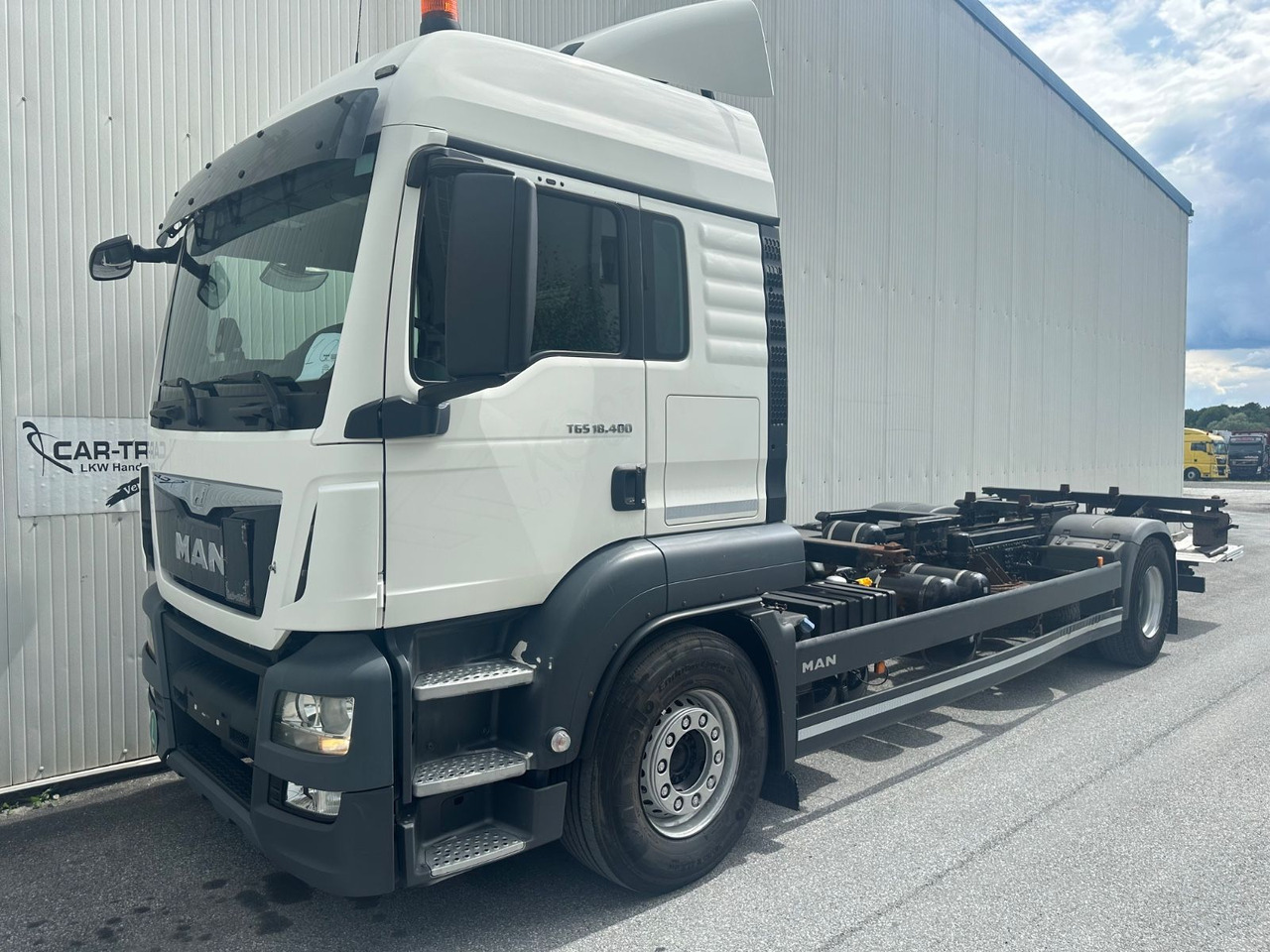 MAN TGS 18.400 Intarder / LBW / Webasto - Camião transportador de contêineres/ Caixa móvel: foto 1 MAN TGS 18.400 Intarder / LBW / Webasto - Camião transportador de contêineres/ Caixa móvel: foto 1