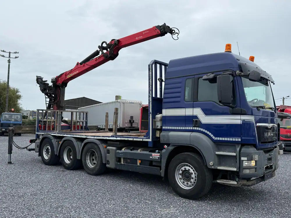 MAN TGS 35.440 *Epsilon Q170L*TRIDEM*Intarder - Camião de caixa aberta/ Plataforma, Camião grua: foto 2 MAN TGS 35.440 *Epsilon Q170L*TRIDEM*Intarder - Camião de caixa aberta/ Plataforma, Camião grua: foto 2