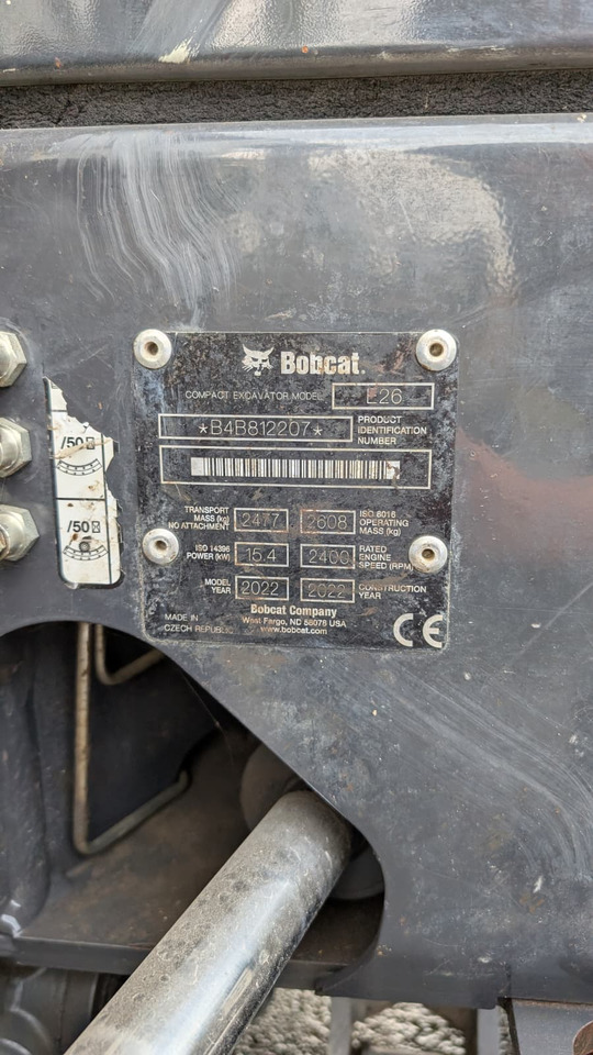 BOBCAT E 26 - Mini escavadeira: foto 5 BOBCAT E 26 - Mini escavadeira: foto 5